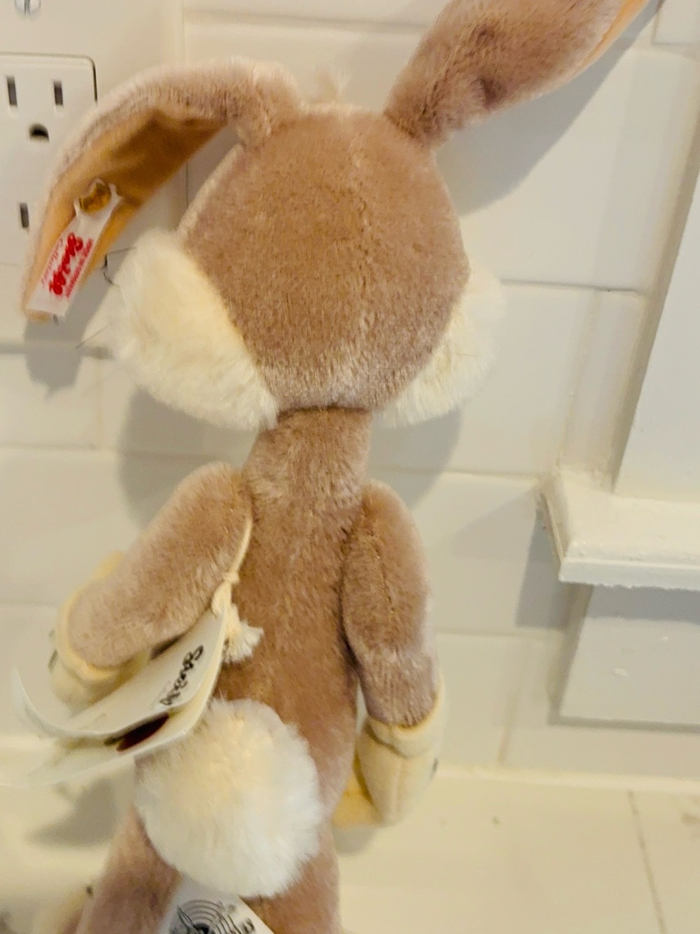 New Steiff Mohair Loony Tunes Bugs Bunny Rabbit - Picture 3 of 9